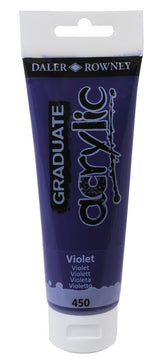 PINTURA ACRILICA GRADUATE 120ML VIOLETA | 3 UNIDADES | (DALER ROWNEY)
